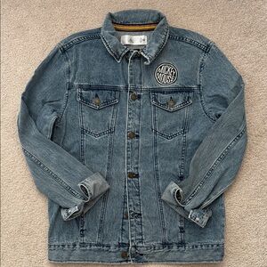 Disney Parks Leader of the club Denim Jacket with Mickey Mouse Patch